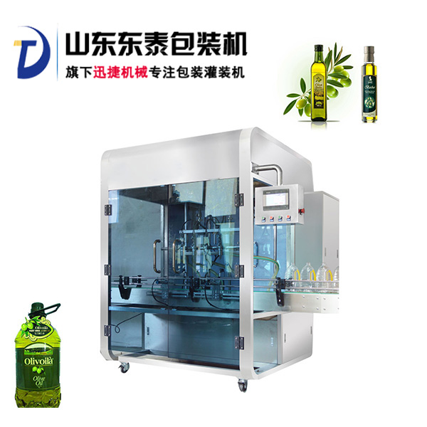 前方高能!快被這款全自動橄欖油灌裝機(jī)帥哭了